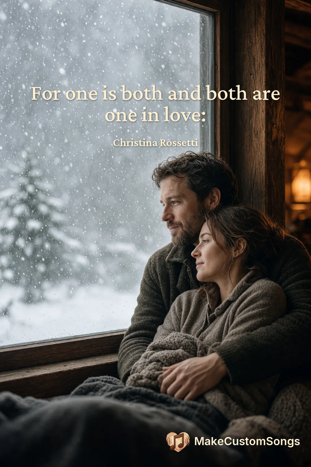 For one is both and both are one in love: — Christina Rossetti