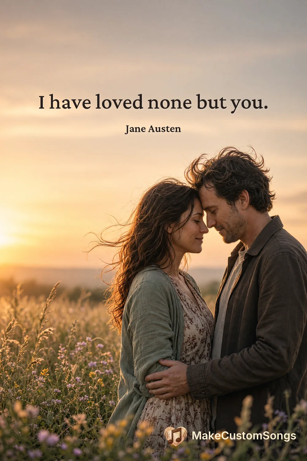 I have loved none but you. — Jane Austen