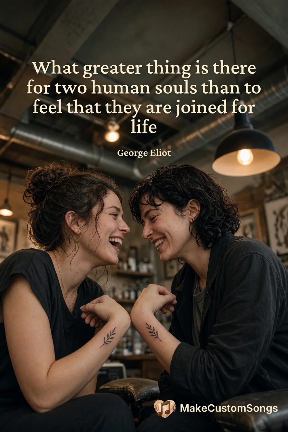 What greater thing is there for two human souls than to feel that they are joined for life — George Eliot