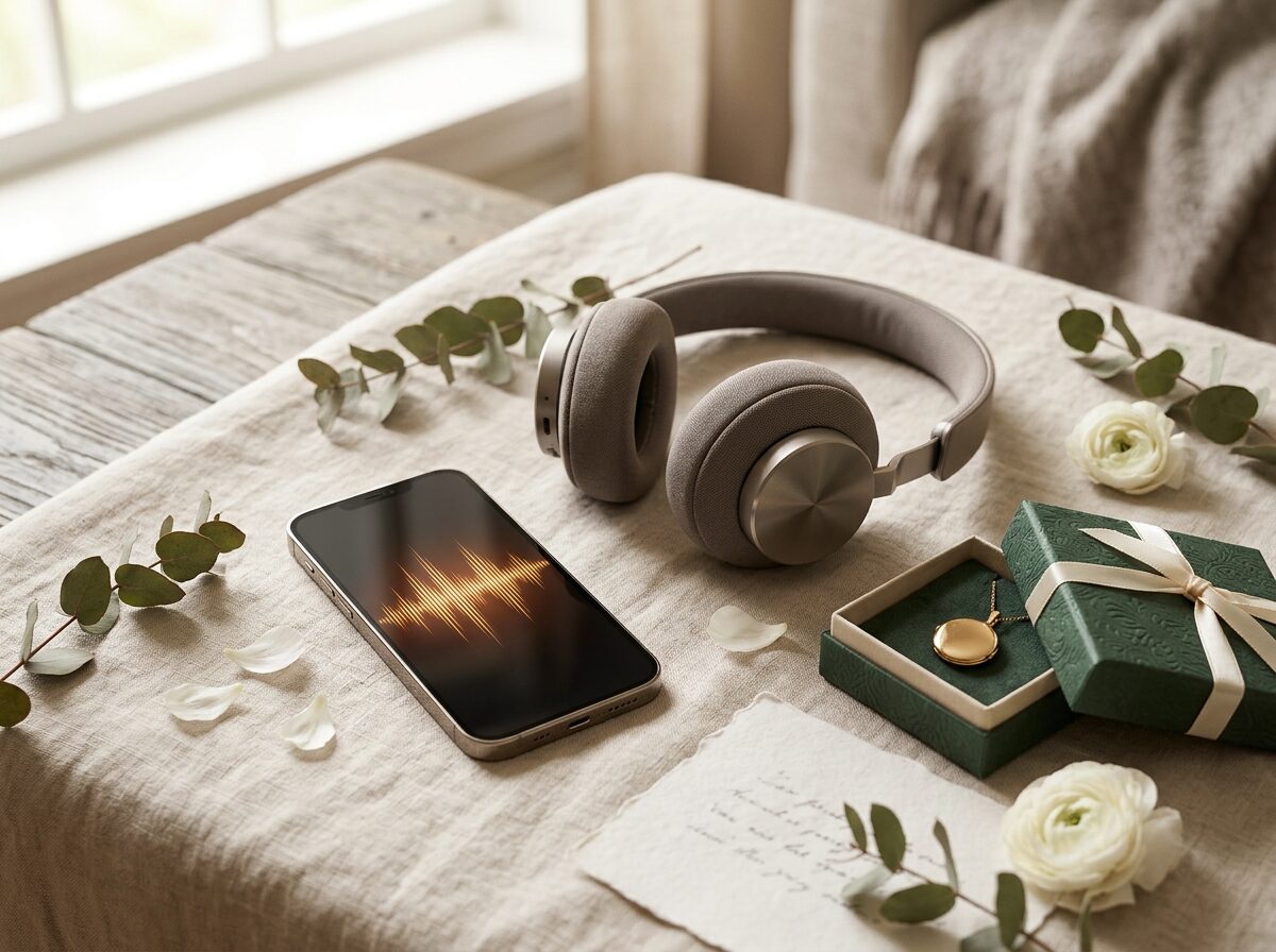 Personalized music gift for wife with meaningful memories
